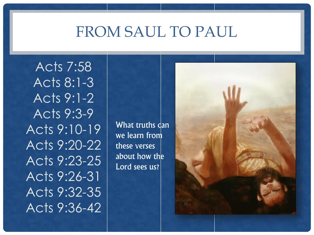 from saul to paul