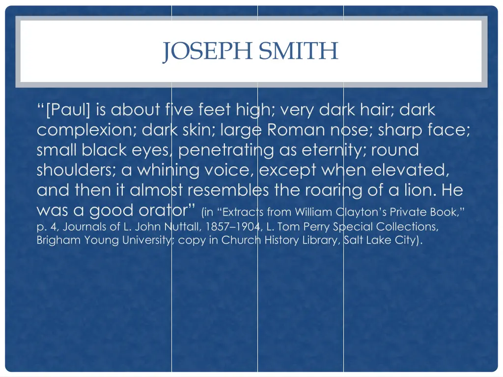 joseph smith