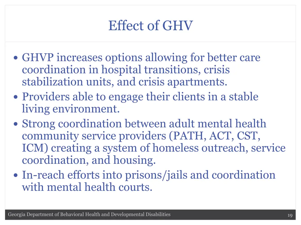 effect of ghv 1