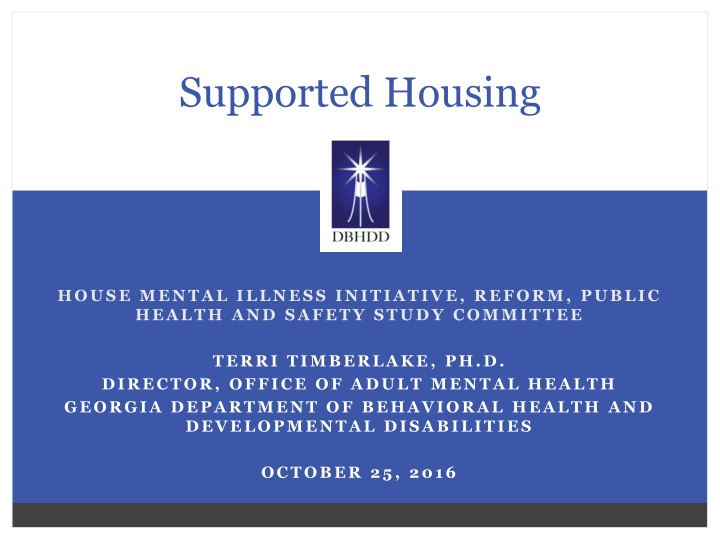 supported housing