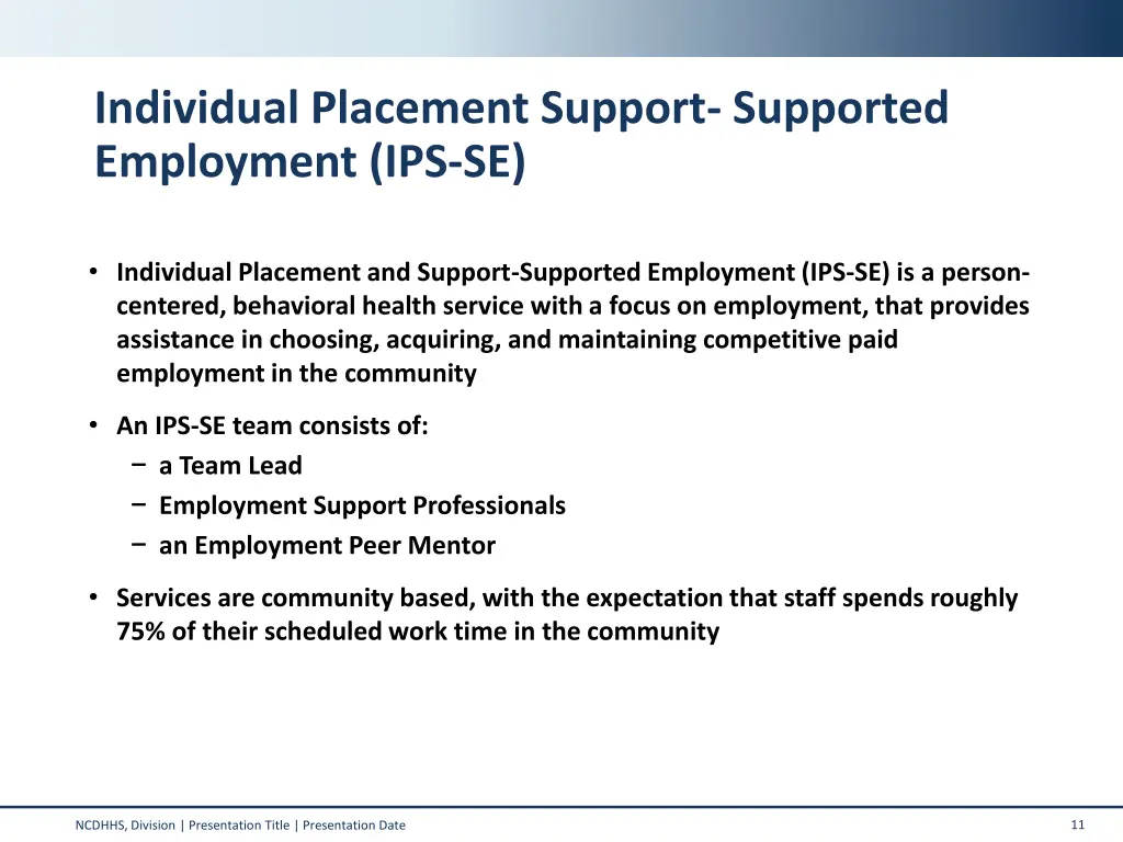 individual placement support supported employment