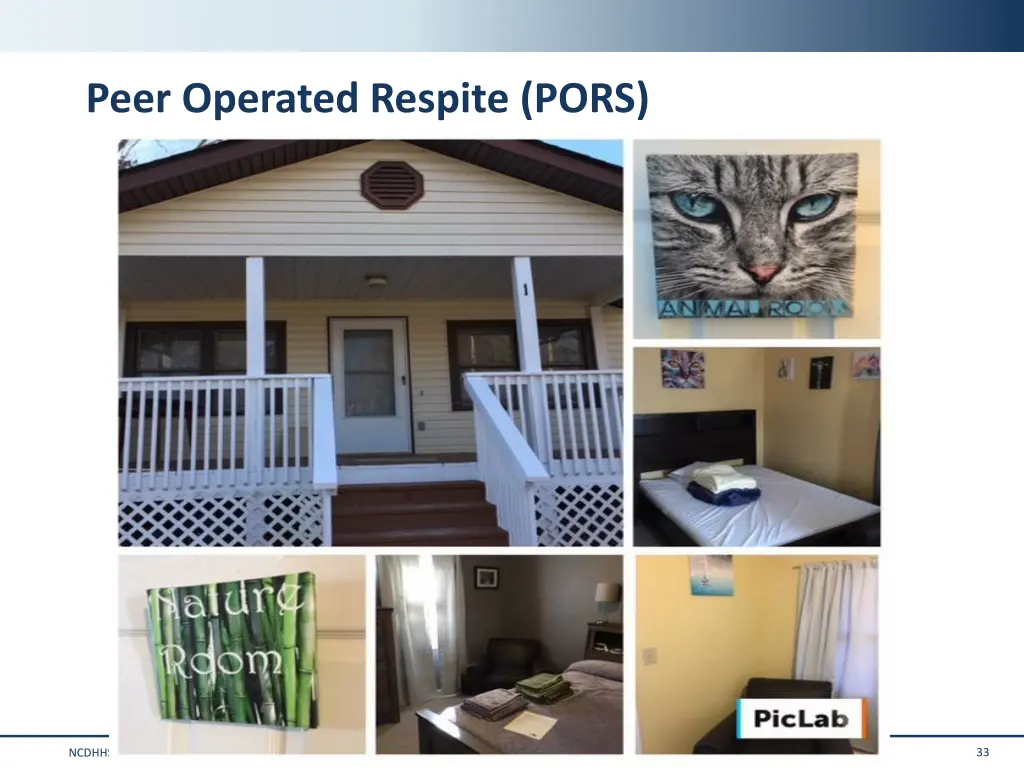 peer operated respite pors