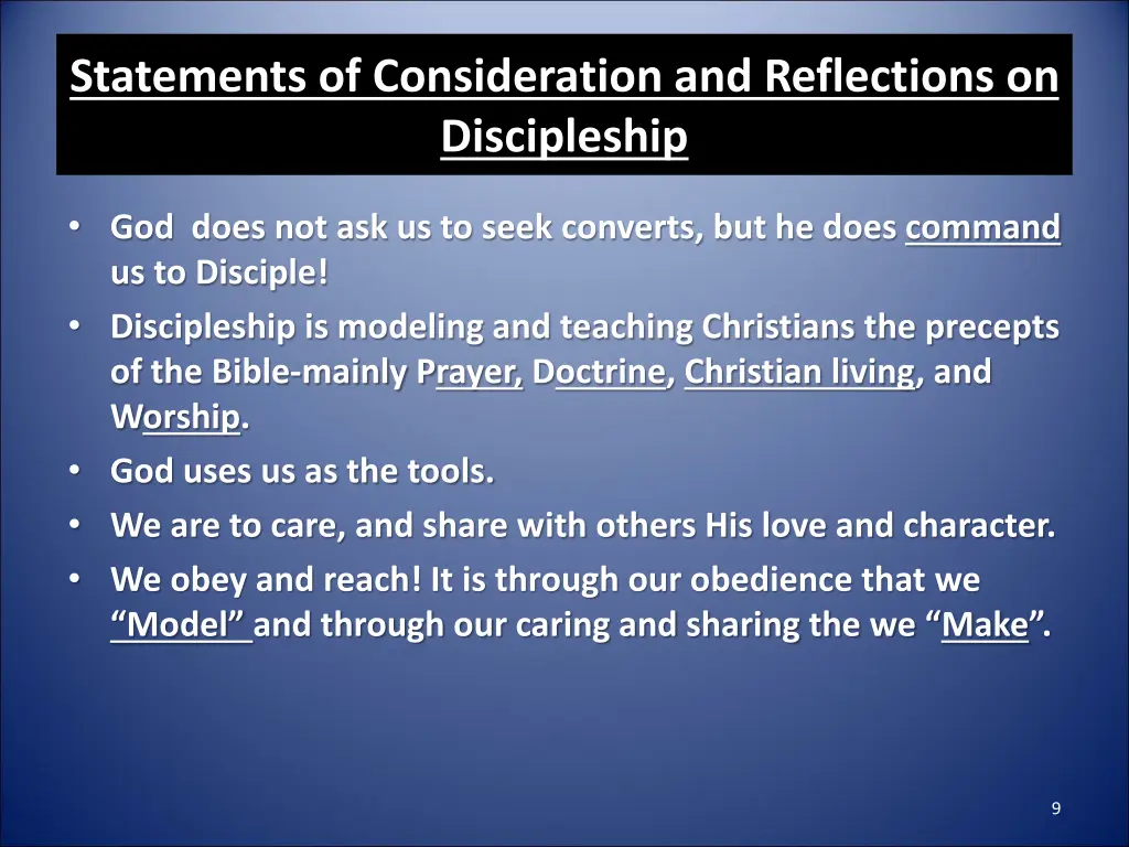 statements of consideration and reflections 1