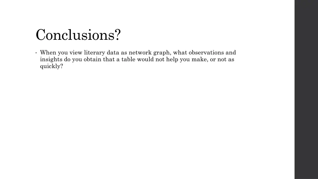 conclusions