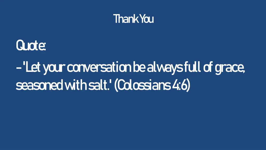 thank you