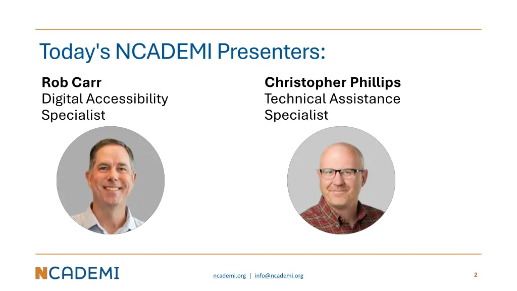 today s ncademi presenters rob carr digital