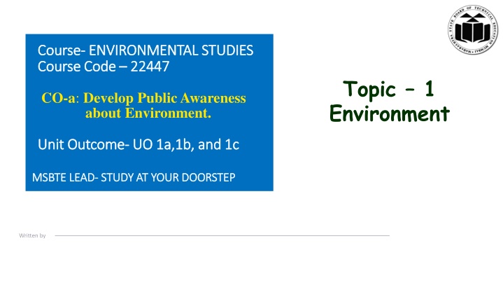 course course environmental studies environmental
