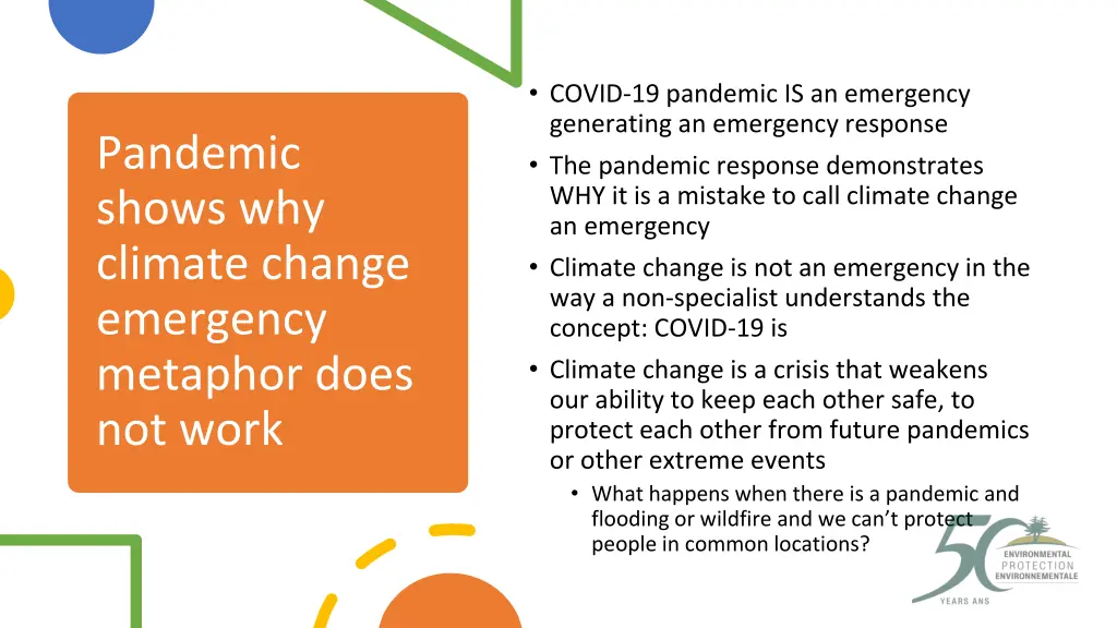 covid 19 pandemic is an emergency generating