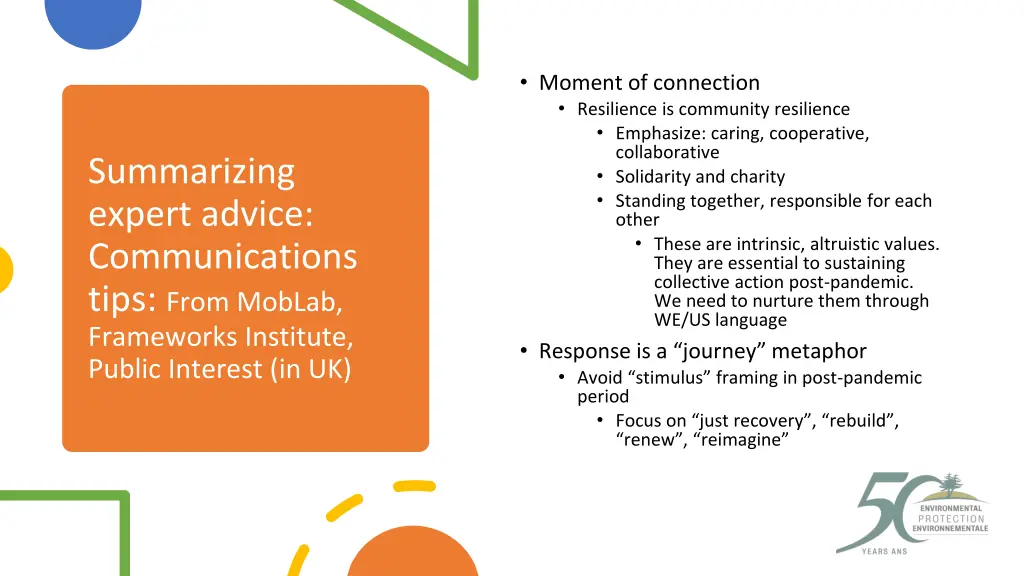 moment of connection resilience is community