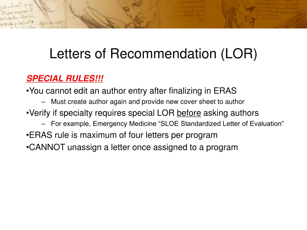 letters of recommendation lor 1