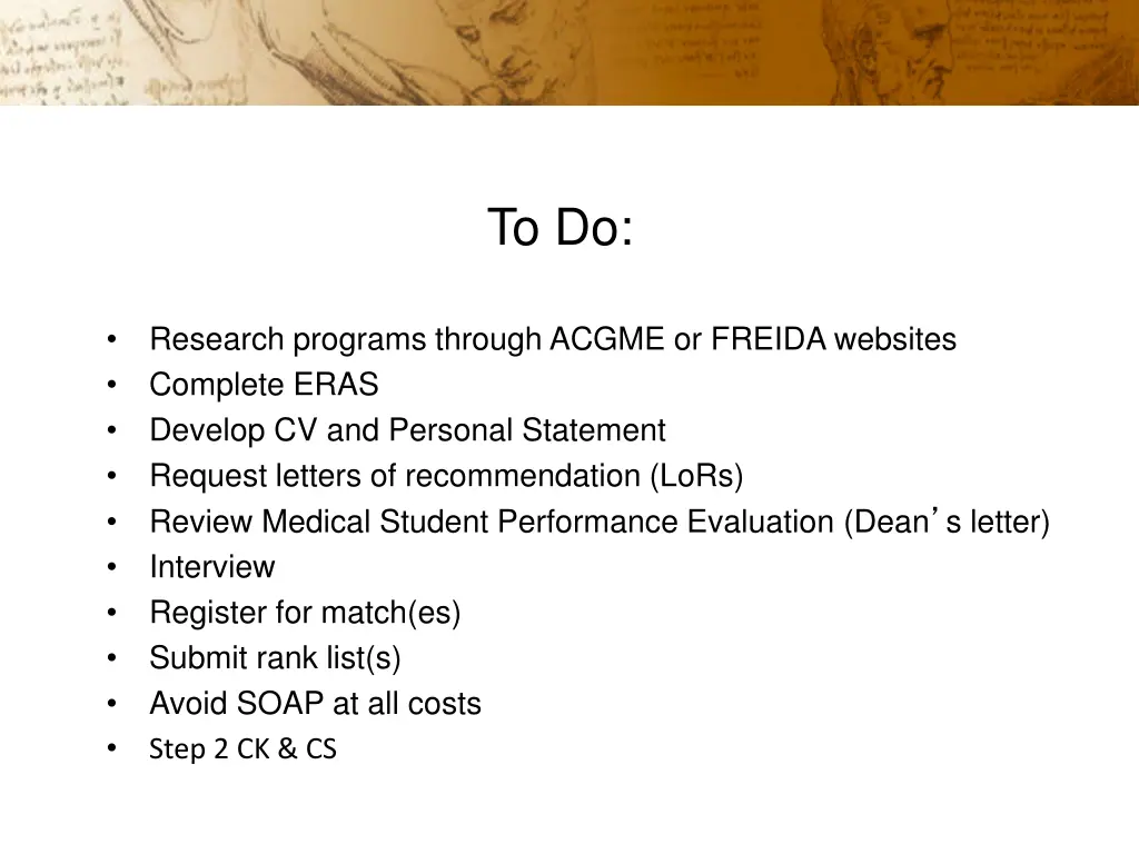 to do