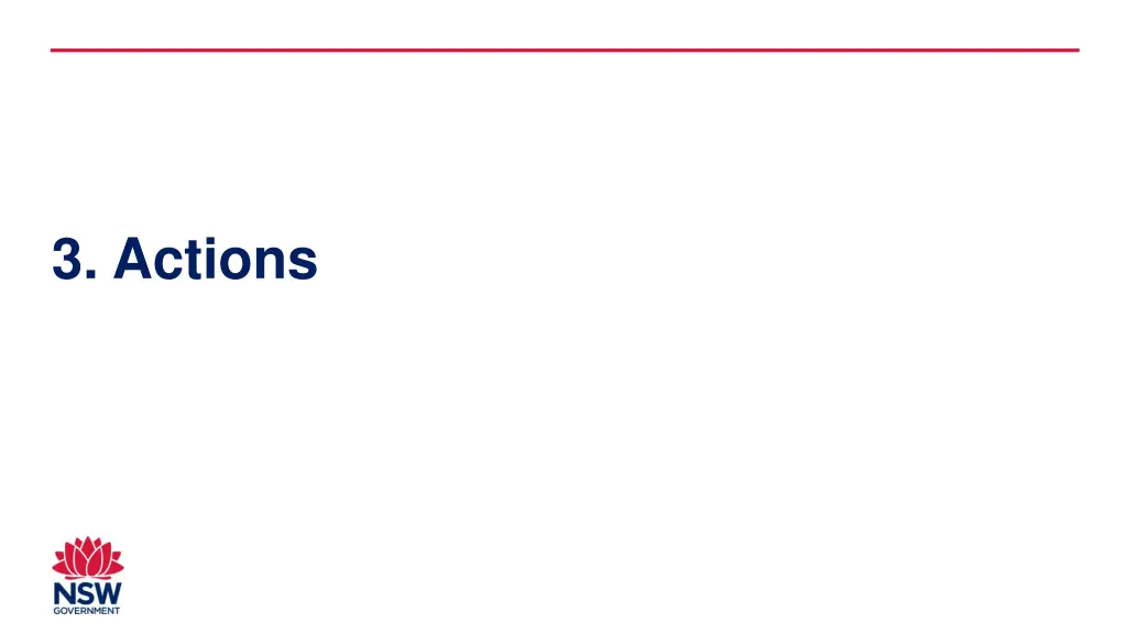 3 actions
