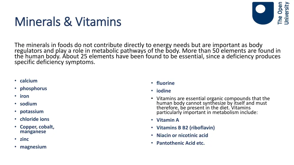minerals vitamins minerals vitamins
