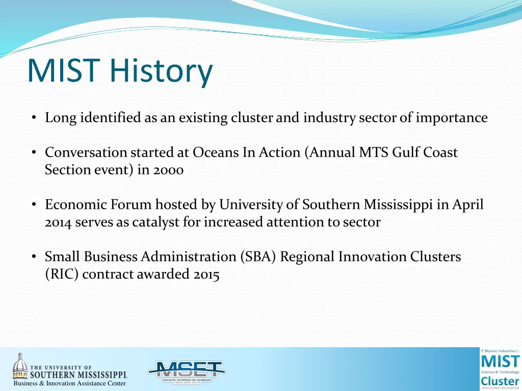 mist history