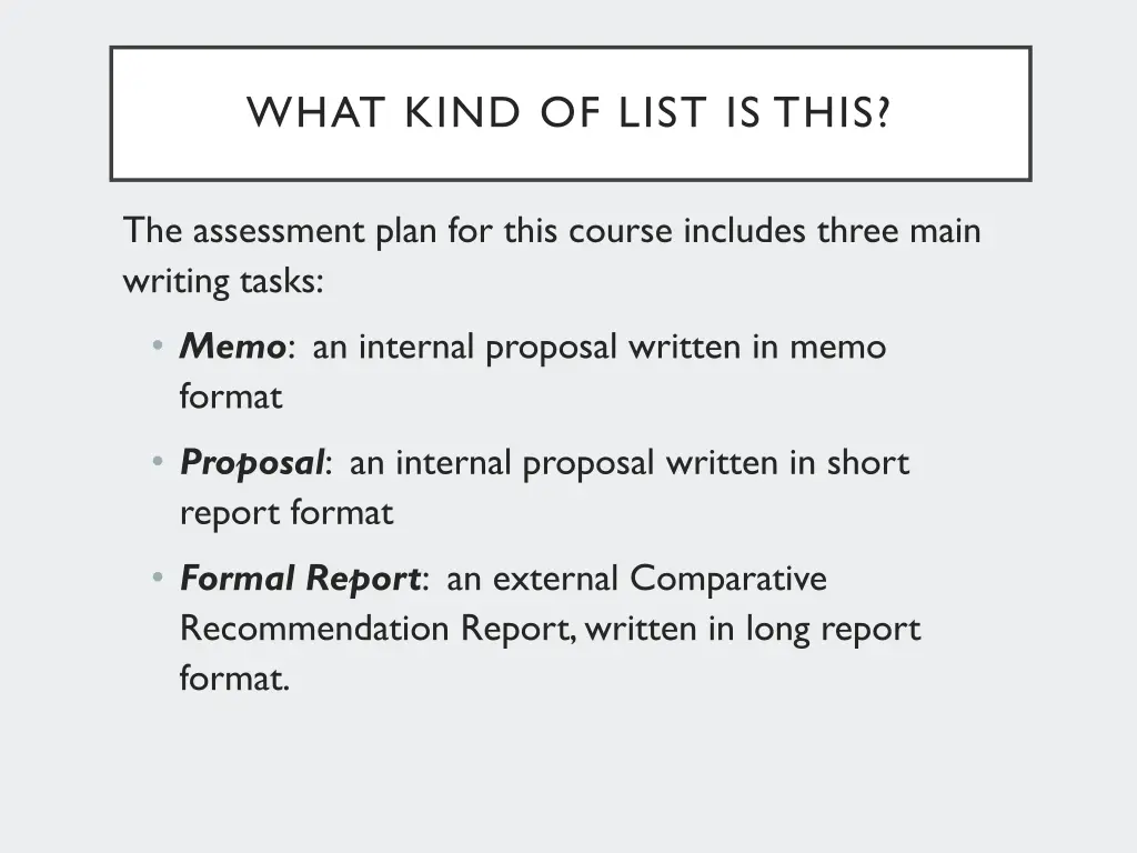 what kind of list is this 2