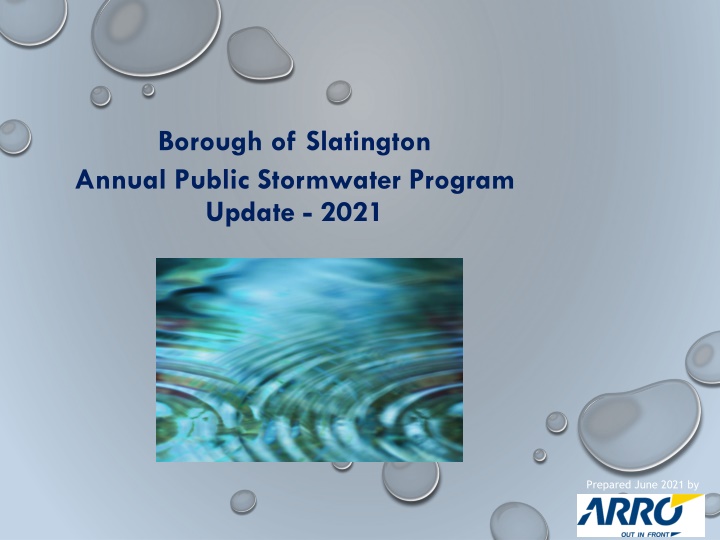borough of slatington annual public stormwater