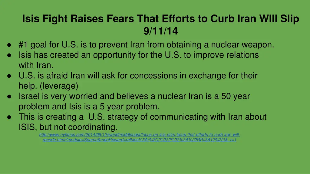 isis fight raises fears that efforts to curb iran