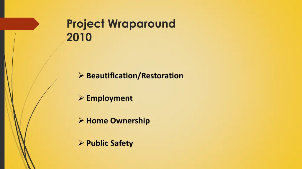 project wraparound 2010