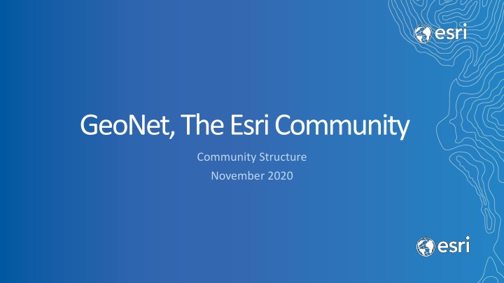 geonet the esri community
