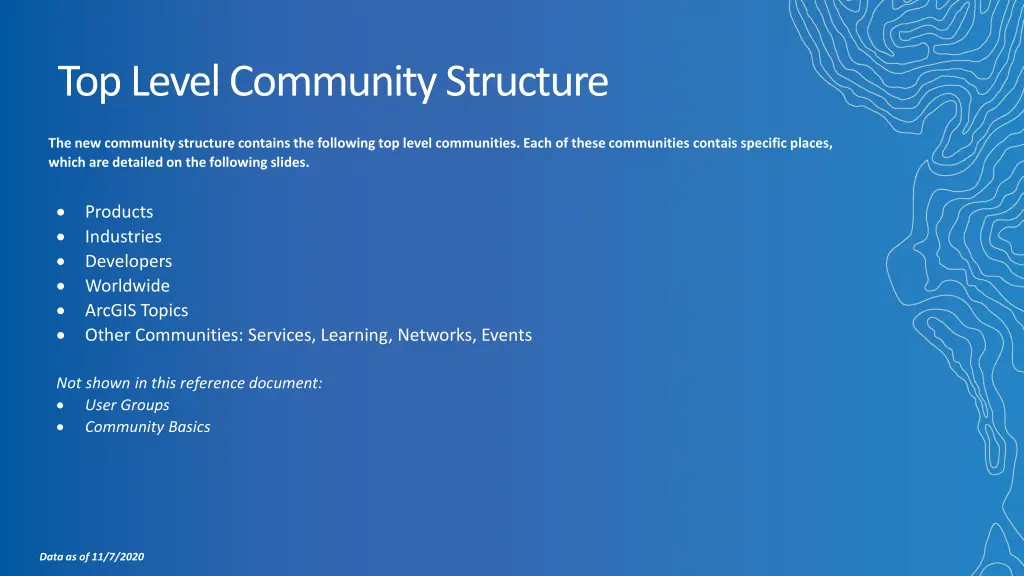 top level community structure