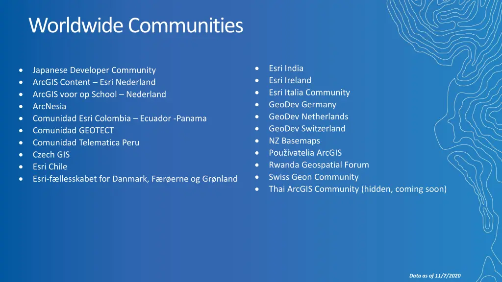worldwide communities