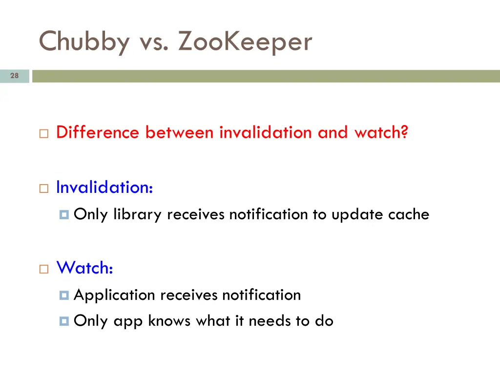 chubby vs zookeeper