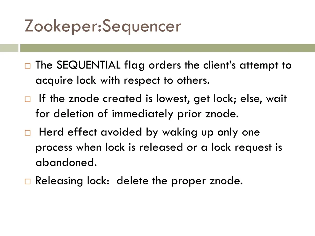 zookeper sequencer
