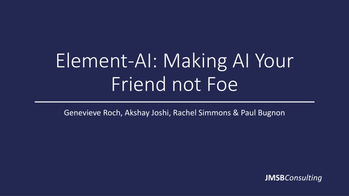 element ai making ai your friend not foe