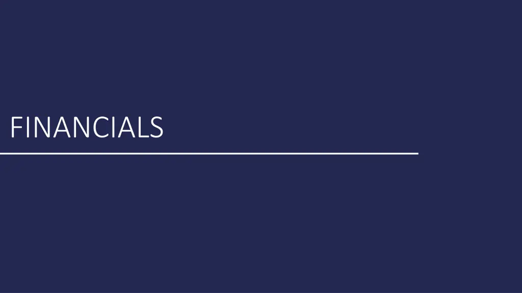 financials