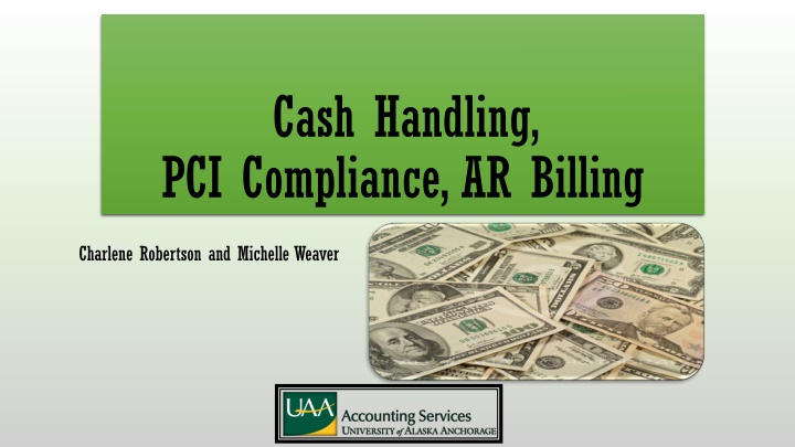 cash handling pci compliance ar billing