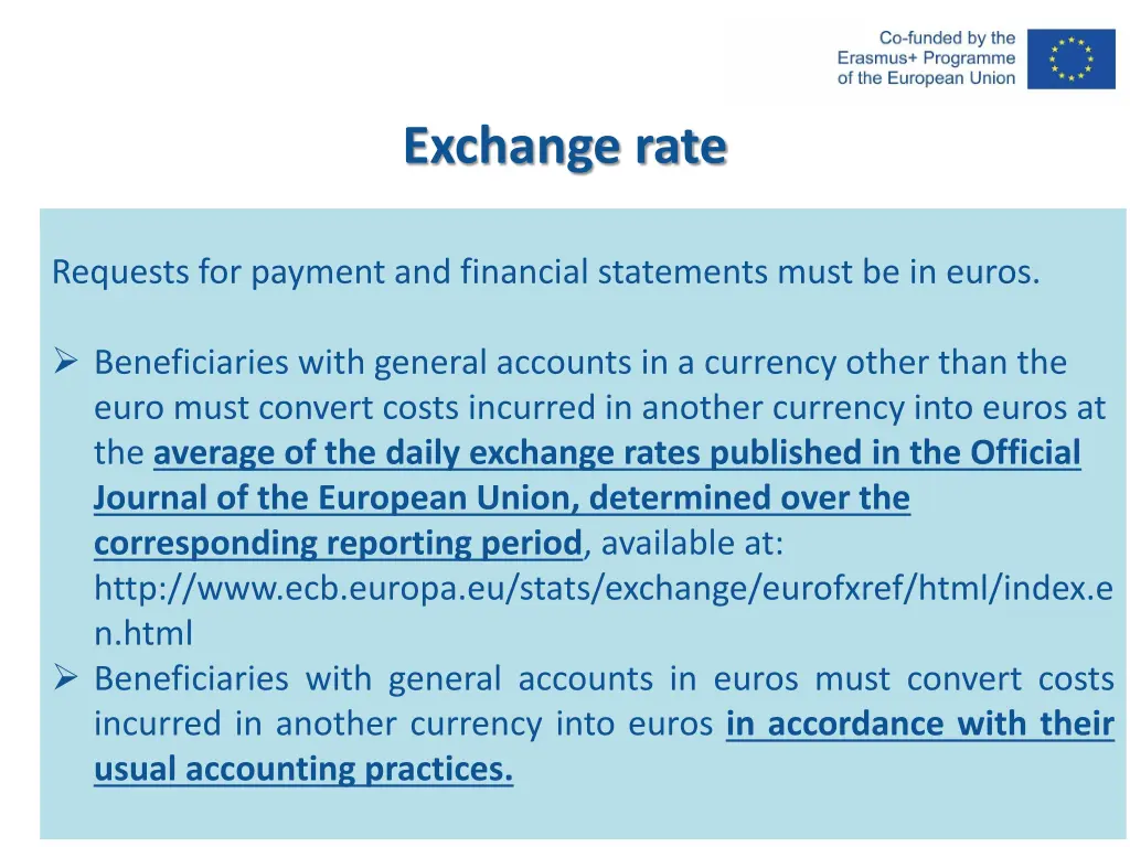 exchange rate