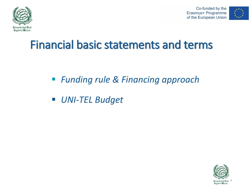 financial basic statements and terms financial