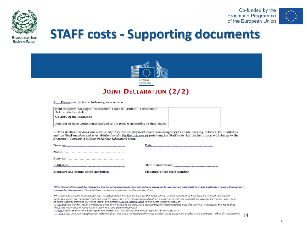 staff costs supporting documents 2
