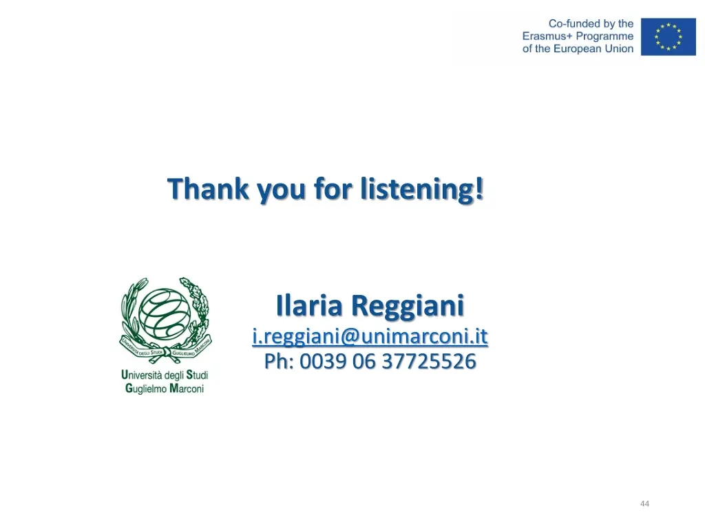 thank you for listening