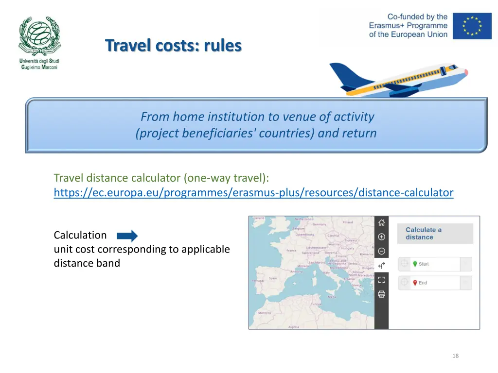 travel costs rules