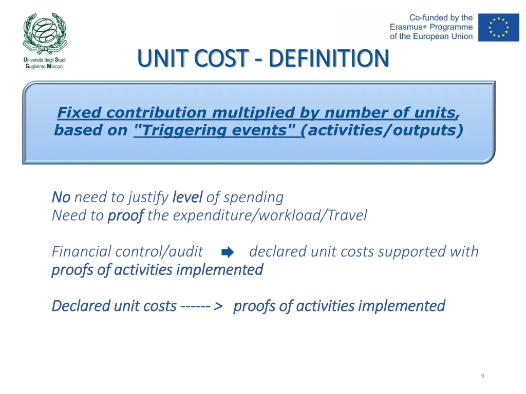unit cost unit cost definition