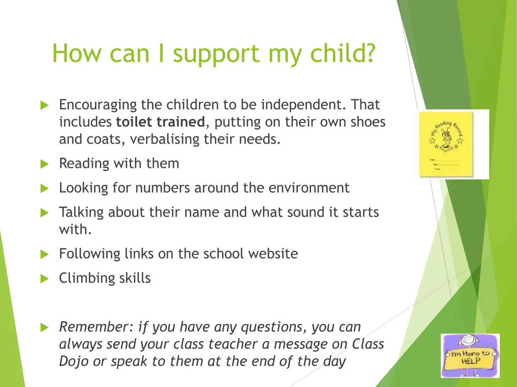 how can i support my child