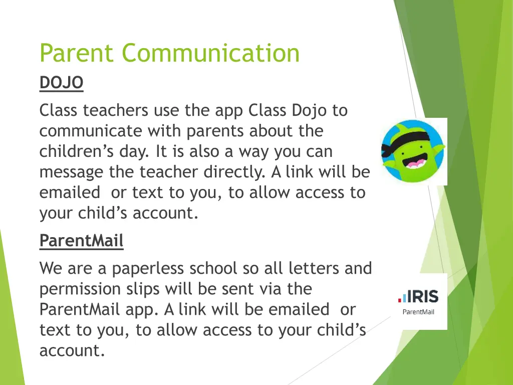 parent communication dojo class teachers