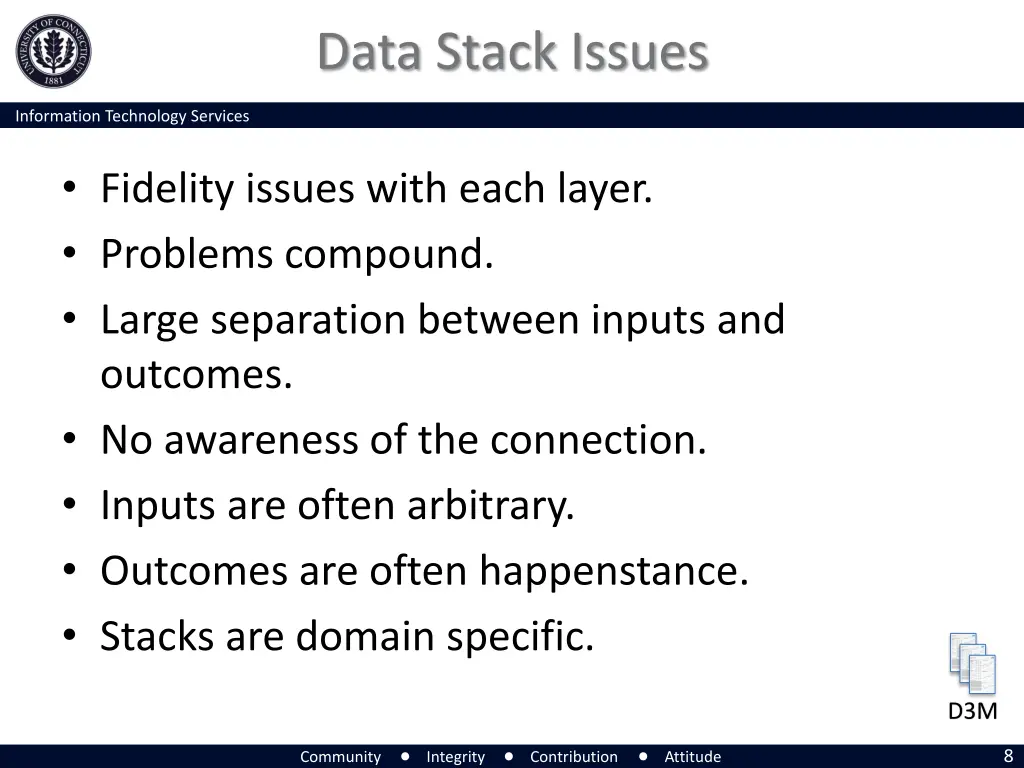 data stack issues