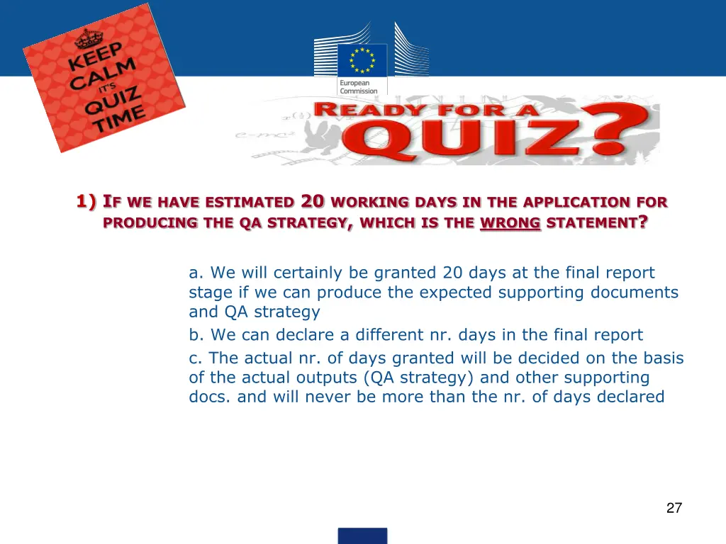 1 i f we have estimated 20 working days