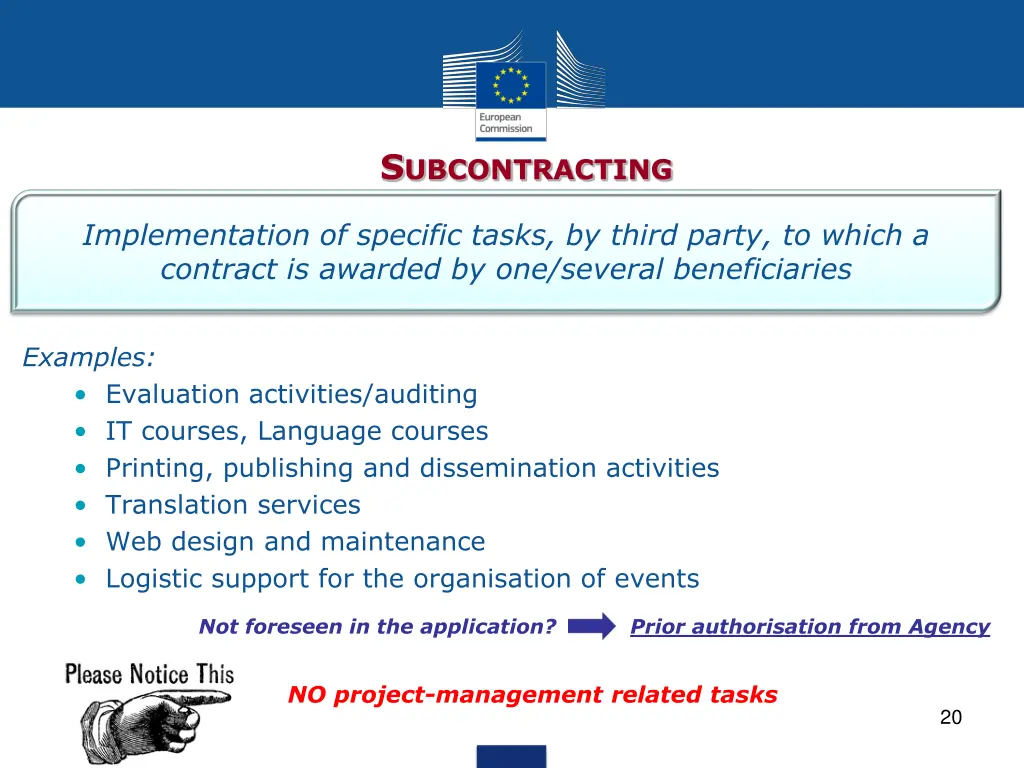 s ubcontracting