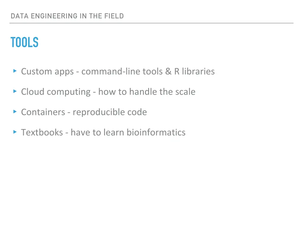 data engineering in the field 10