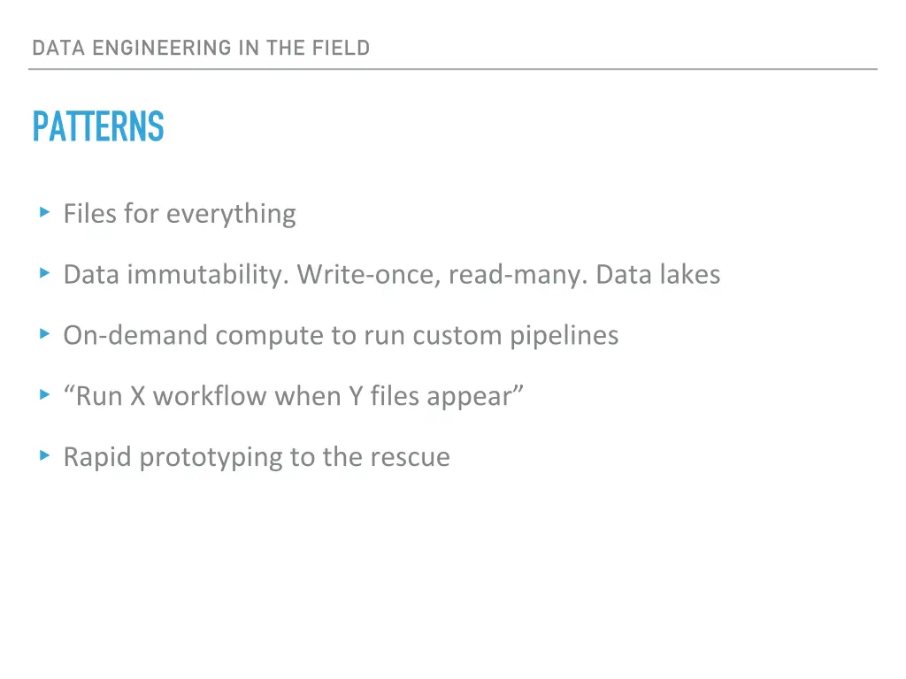 data engineering in the field 11