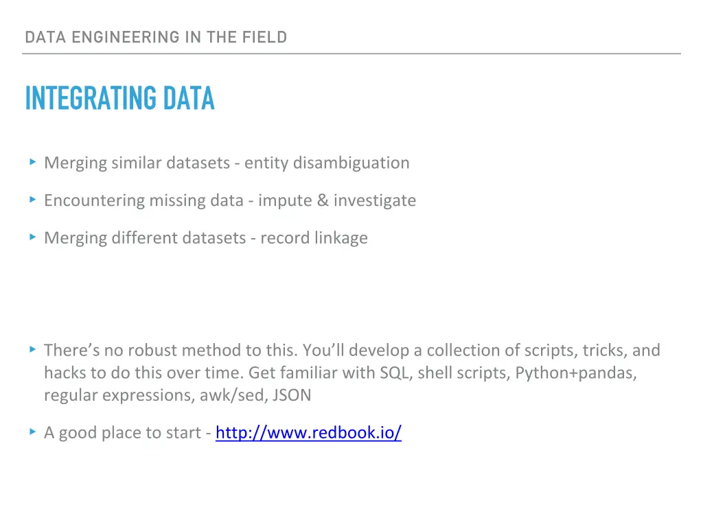 data engineering in the field 13