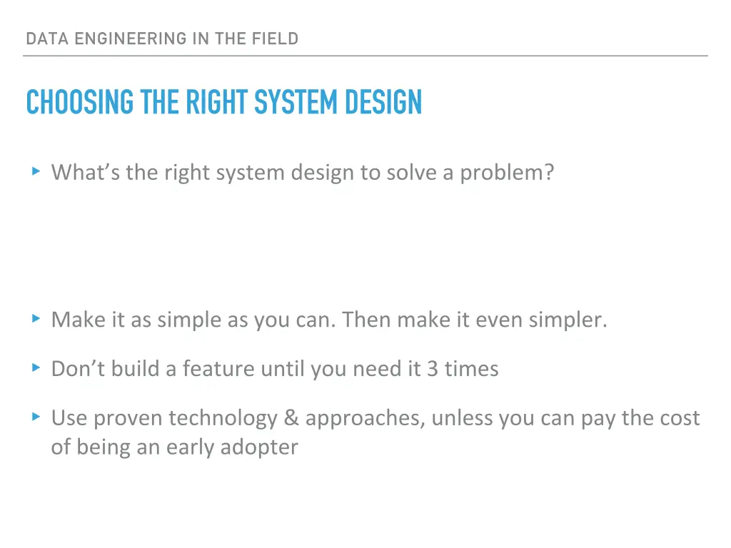 data engineering in the field 14