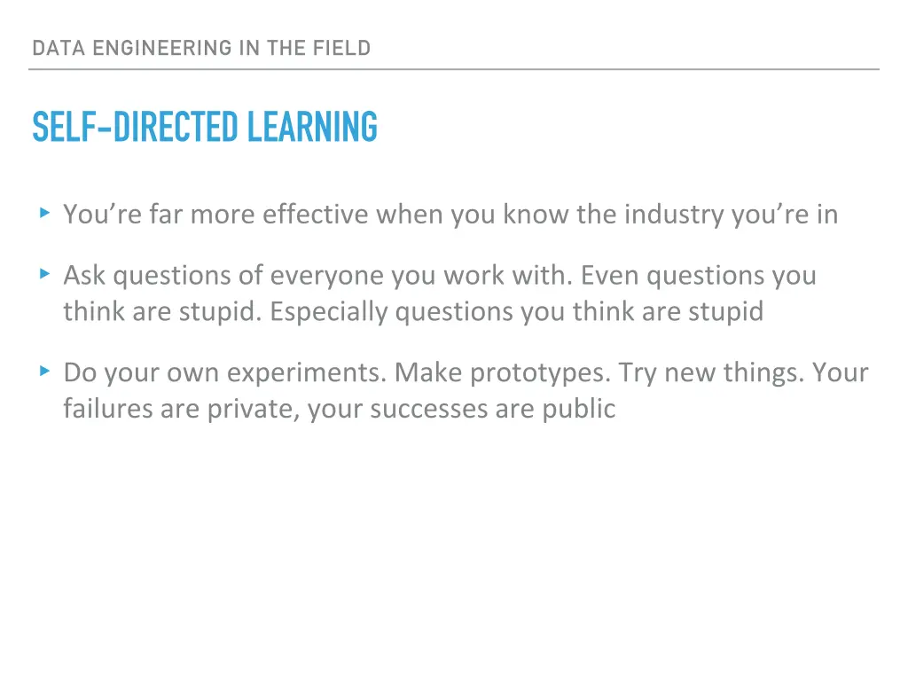 data engineering in the field 21