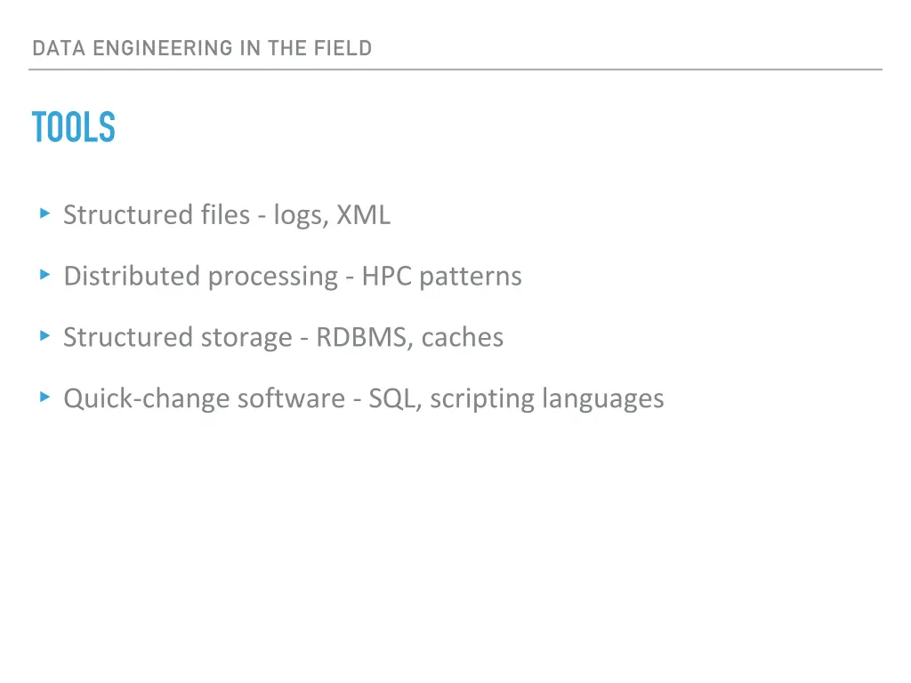 data engineering in the field 4