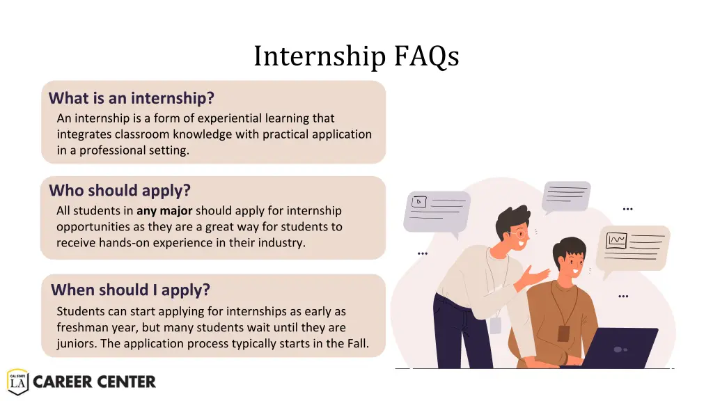 internship faqs