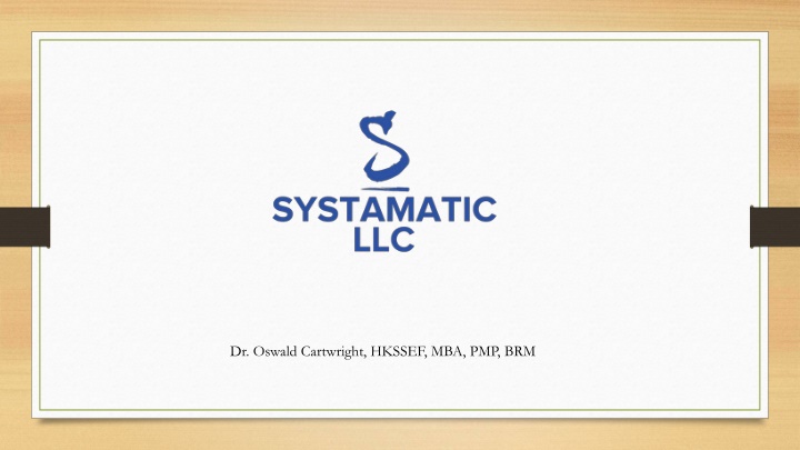 dr oswald cartwright hkssef mba pmp brm