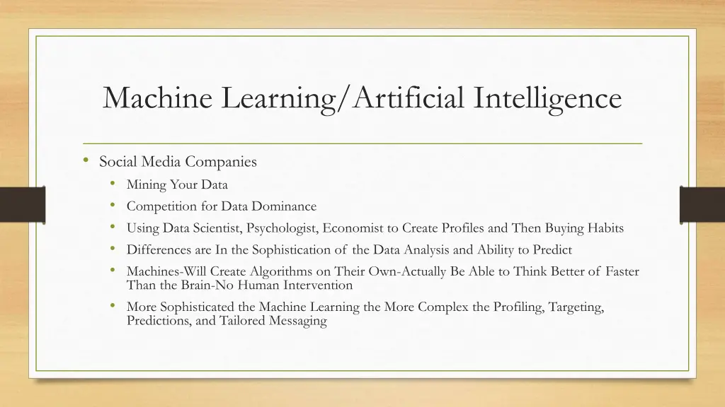 machine learning artificial intelligence